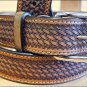 46" HILASON HAND MADE BUFFALO HIDE LEATHER HEAVY DUTY STICHED GUN HOLSTER BELT
