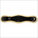 34" REINSMAN HORSE FLEECE ROPER CINCH GIRTH W/ ROLLER BUCKLES EASY LINERS BLACK