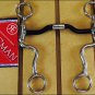 REINSMAN SEVEN S SWEET IRON LOW PORTED BARREL HORSE CURB BIT