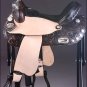 TO104DB HILASON TREELESS WESTERN BARREL RACING TRAIL PLEASURE SADDLE 14" 15" 16"