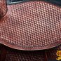 DF101MREDRO-F HILASON WESTERN DRAFT HORSE TRAIL RIDING ENDURANCE SADDLE 17"