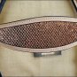 HILASON WESTERN LEATHER HORSE HEADSTALL BRIDLE TAN GOLD INLAY