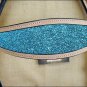 HILASON WESTERN LEATHER HORSE HEADSTALL BRIDLE TAN TURQUOISE INLAY