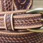 46" CHIPPEWA WESTERN TAN LEATHER LANDING MATE MADE IN THE USA RANGER BELT