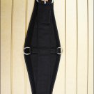 34 in. HILASON SHARKSKIN NEOPRENE CINCH ROPER WITH STAINLESS STEEL BLACK