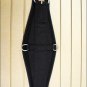 34 in. HILASON SHARKSKIN NEOPRENE CINCH ROPER WITH STAINLESS STEEL BLACK