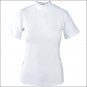 MEDIUM WHITE HORSE COMPETITION RIDING WOMEN SHORT SLEEVE COTTON TSHIRT TOP