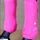 PINK LARGE TOUGH1 FRONT LEG MEDICINE EXTREME VENTED HORSE SPORT BOOTS