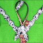 V1 HILASON HORSE WESTERN HAIR ON COWHIDE LEATHER ONE EAR HEADSTALL BREAST COLLAR