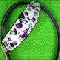 V1 HILASON HORSE WESTERN HAIR ON COWHIDE LEATHER ONE EAR HEADSTALL BREAST COLLAR