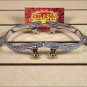HILASON STAINLESS STEEL MEN SPURS SOLID BRASS ROSEBUD ROWELS AND BUTTONS