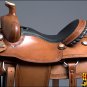 BH107OLWL-F HILASON BIG KING WESTERN LEATHER WADE RANCH ROPING COWBOY SADDLE 15"