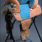 TW201BZ-F CLASSIC HILASON TREELESS WESTERN TRAIL BARREL RACING LEATHER SADDLE 16
