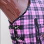 HILASON HORSE WINTER BLANKET 1200D PINK RIPSTOP WATERPROOF POLY TURNOUT TOUGH