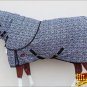 68" HILASON 1200D WATERPROOF TURNOUT HORSE BLANKET NECK COVER BLACK WHITE