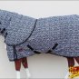 74" HILASON 1200D WATERPROOF TURNOUT HORSE BLANKET NECK COVER BLACK WHITE