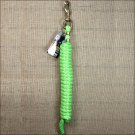 LIME ZEST WEAVER TACK HORSE POLY LEAD ROPE W/ SOLID BRASS 225 SNAP