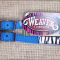 WEAVER BLUE WESTERN TACK ZEBRA OVERLAY HORSE SPLIT REINS