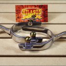 HILASON STAINLESS STEEL MEN SPURS KNOTCHED EDGE PATTERN
