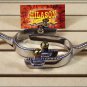 HILASON STAINLESS STEEL MEN SPURS KNOTCHED EDGE PATTERN