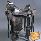 WD013BKRO HILASON BIG KING WESTERN WADE RANCH ROPING COWBOY TRAIL SADDLE