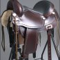 TT102 HILASON FLEX-TREE TRAIL PLEASURE ENDURANCE WESTERN LEATHER HORSE SADDLE 15