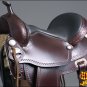 TT102 HILASON FLEX-TREE TRAIL PLEASURE ENDURANCE WESTERN LEATHER HORSE SADDLE 15
