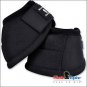 LARGE BLACK CLASSIC EQUINE HORSE KEVLAR NO TURN BELL BOOT
