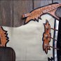 HILASON PRO RODEO BRONC BULL-RIDING SHOW SMOOTH LEATHER CHAPS PBR PRCA CH225F