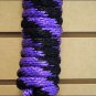 PURPLE BLACK HORSE TACK BRAIDED POLY LEAD ROPE W/ BUFFALO SNAP SOLID 5/8 X 9