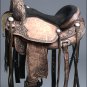 TO106DB HILASON TREELESS WESTERN TRAIL BARREL RACING HORSE RIDING SADDLE 16" 17"