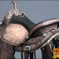 TO106DB HILASON TREELESS WESTERN TRAIL BARREL RACING HORSE RIDING SADDLE 16" 17"