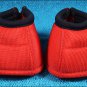 SMALL CLASSIC EQUINE DYNO HORSE NO TURN BELL BOOTS PAIR RED