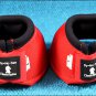 SMALL CLASSIC EQUINE DYNO HORSE NO TURN BELL BOOTS PAIR RED