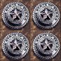 CN110F- 1 STATE OF TEXAS STAR W/ ROPE EDGE CONCHO HEADSTALL SADDLE TACK CONCHO