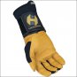 10 SIZE LEFT HAND HERITAGE PRO 8.0 BULL RIDING GLOVE DEER SKIN LEATHER TAN