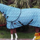 69" HILASON 1200D WATERPROOF POLY TURNOUT HORSE BLANKET NECK COVER TURQUOISE