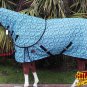 69" HILASON 1200D WATERPROOF POLY TURNOUT HORSE BLANKET NECK COVER TURQUOISE