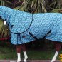 69" HILASON 1200D WATERPROOF POLY TURNOUT HORSE BLANKET NECK COVER TURQUOISE