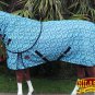 68" HILASON 1200D WATERPROOF POLY TURNOUT HORSE BLANKET NECK COVER TURQUOISE