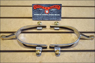 CIRCLE Y STAINLESS STEEL SPUR SHOW AND PLEASURE SPURS