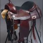 DF203-17" HILASON WIDE GULLET DRAFT WESTERN TRAIL ENDURANCE HORSE SADDLE