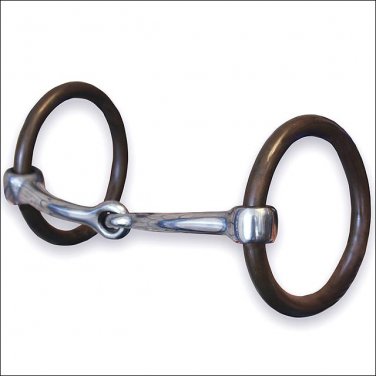 PROFESSIONAL CHOICE BOB AVILA SIGNATURE O RING SNAFFLE HORSE MOUTH BIT