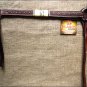 S497 HILASON WESTERN LEATHER RAWHIDE BRAIDED HORSE BREAST COLLAR - DARK BROWN