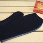 BLACK HILASON WESTERN TACK RUBBER HORSE MASSAGE MITT