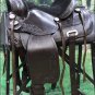 TO107DB-F HILASON TREELESS WESTERN LEATHER TRAIL PLEASURE HORSE RIDING SADDLE 17