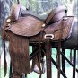 TO105RO-F HILASON TREELESS WESTERN LEATHER TRAIL PLEASURE HORSE RIDING SADDLE 17