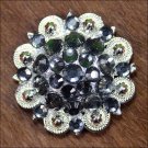 BLACK DAIMOND CRYSTALS BERRY CONCHO RHINESTONE HEADSTALL SADDLE