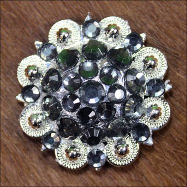BLACK DAIMOND CRYSTALS BERRY CONCHO RHINESTONE HEADSTALL SADDLE
