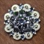 BLACK DAIMOND CRYSTALS BERRY CONCHO RHINESTONE HEADSTALL SADDLE